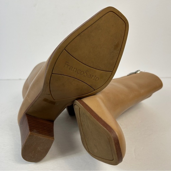 Franco Sarto Tan Ankle Boots 8.5 - Picture 8 of 10